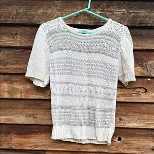 Koret vintage knit Women's Cream Knit Top
